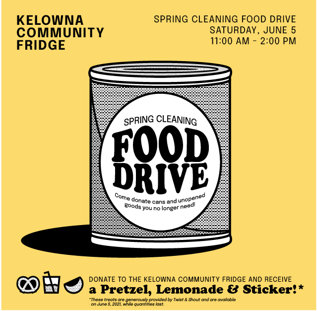 Kelowna Community Fridge - Food Drive Social Media Design