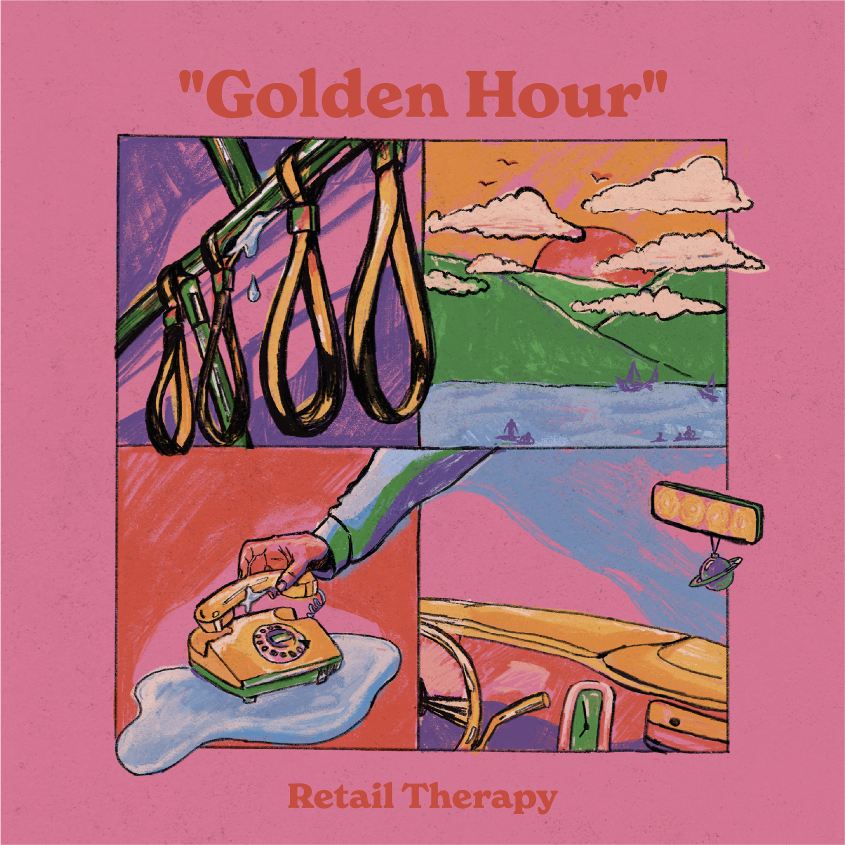 "Golden Hour" by Retail Therapy - Album Art 
